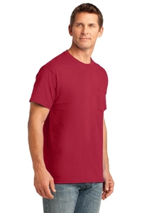 PC54P - Port & Company Core Cotton Pocket Tee