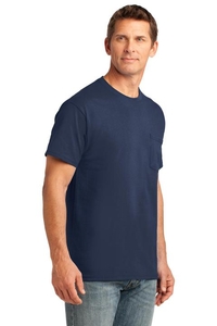 PC54P - Port & Company Core Cotton Pocket Tee
