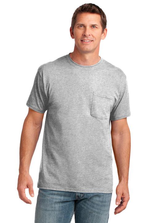 PC54P - Port & Company Core Cotton Pocket Tee