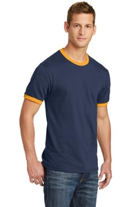 PC54R - Port & Company Core Cotton Ringer Tee.  PC54R