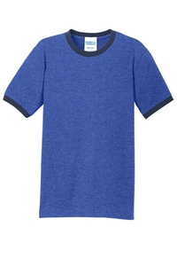 PC54R - Port & Company Core Cotton Ringer Tee.  PC54R