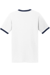 PC54R - Port & Company Core Cotton Ringer Tee.  PC54R