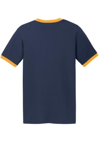 PC54R - Port & Company Core Cotton Ringer Tee.  PC54R