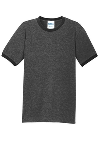 PC54R - Port & Company Core Cotton Ringer Tee.  PC54R