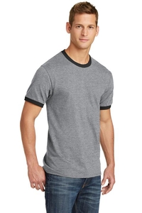 PC54R - Port & Company Core Cotton Ringer Tee.  PC54R