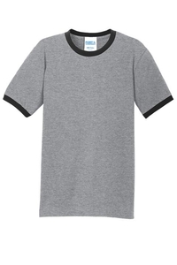 PC54R - Port & Company Core Cotton Ringer Tee.  PC54R