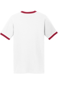 PC54R - Port & Company Core Cotton Ringer Tee.  PC54R