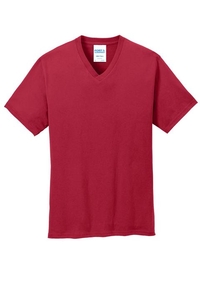 PC54V - Port & Company Core Cotton V-Neck Tee