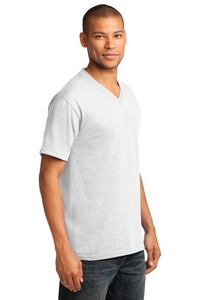 PC54V - Port & Company Core Cotton V-Neck Tee