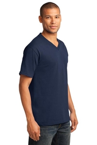 PC54V - Port & Company Core Cotton V-Neck Tee