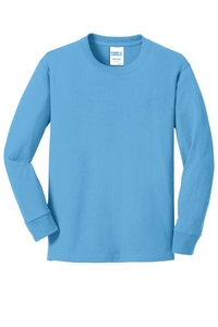 PC54YLS - Port & Company Youth Long Sleeve Core Cotton Tee