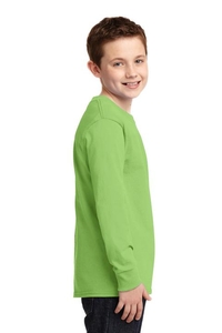PC54YLS - Port & Company Youth Long Sleeve Core Cotton Tee