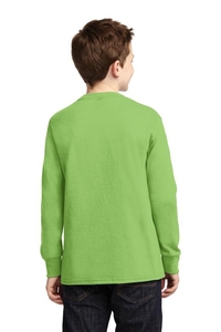 PC54YLS - Port & Company Youth Long Sleeve Core Cotton Tee