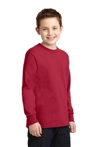 PC54YLS - Port & Company Youth Long Sleeve Core Cotton Tee