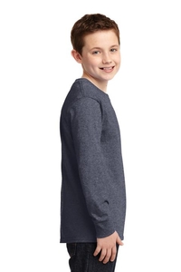 PC54YLS - Port & Company Youth Long Sleeve Core Cotton Tee
