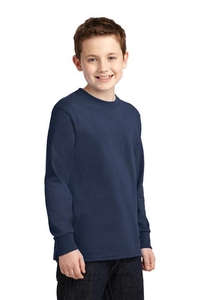 PC54YLS - Port & Company Youth Long Sleeve Core Cotton Tee