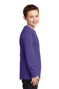 PC54YLS - Port & Company Youth Long Sleeve Core Cotton Tee