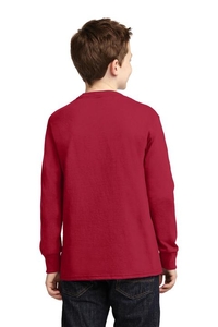 PC54YLS - Port & Company Youth Long Sleeve Core Cotton Tee