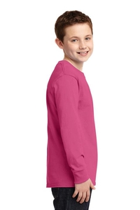 PC54YLS - Port & Company Youth Long Sleeve Core Cotton Tee