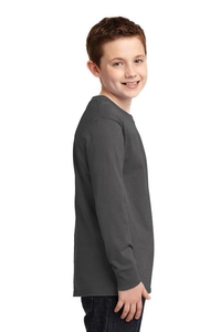 PC54YLS - Port & Company Youth Long Sleeve Core Cotton Tee