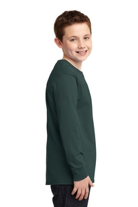 PC54YLS - Port & Company Youth Long Sleeve Core Cotton Tee
