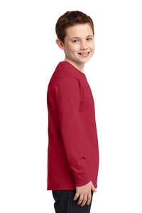 PC54YLS - Port & Company Youth Long Sleeve Core Cotton Tee
