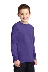 PC54YLS - Port & Company Youth Long Sleeve Core Cotton Tee