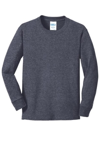PC54YLS - Port & Company Youth Long Sleeve Core Cotton Tee