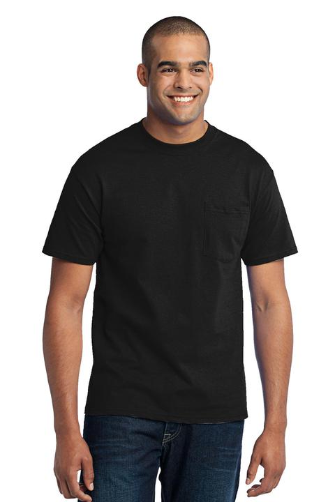 PC55P - Port & Company - Core Blend Pocket Tee