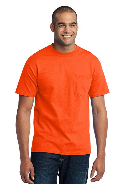 PC55PT - Port & Company Tall Core Blend Pocket Tee