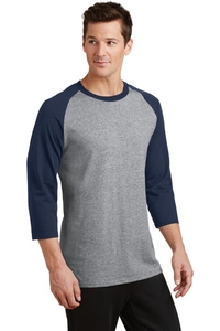 PC55RS - Port & Company Core Blend 3/4-Sleeve Raglan Tee
