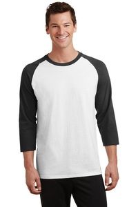 PC55RS - Port & Company Core Blend 3/4-Sleeve Raglan Tee