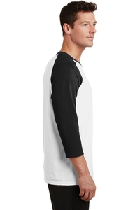 PC55RS - Port & Company Core Blend 3/4-Sleeve Raglan Tee