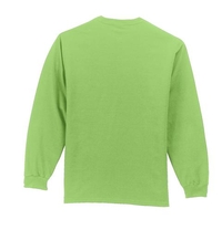 PC61LSP - Port & Company - Long Sleeve Essential Pocket Tee.  PC61LSP