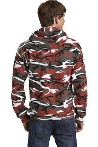PC78HC - Port & Company Core Fleece Camo Pullover Hooded Sweatshirt