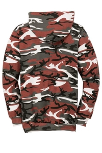 PC78HC - Port & Company Core Fleece Camo Pullover Hooded Sweatshirt
