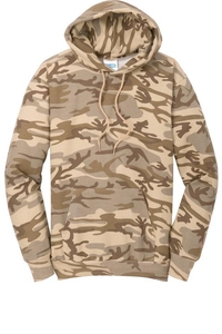 PC78HC - Port & Company Core Fleece Camo Pullover Hooded Sweatshirt