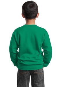 PC90Y - Port & Company - Youth Core Fleece Crewneck Sweatshirt.  PC90Y