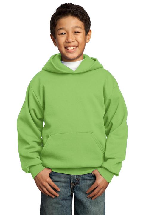 PC90YH - Port & Company - Youth Core Fleece Pullover Hooded Sweatshirt.  PC90YH
