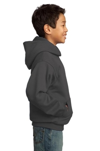 PC90YH - Port & Company - Youth Core Fleece Pullover Hooded Sweatshirt.  PC90YH