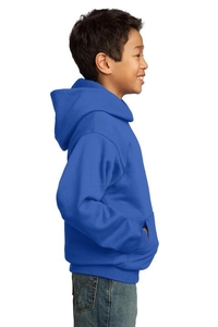 PC90YH - Port & Company - Youth Core Fleece Pullover Hooded Sweatshirt.  PC90YH