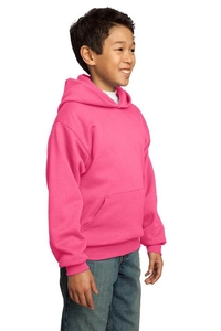PC90YH - Port & Company - Youth Core Fleece Pullover Hooded Sweatshirt.  PC90YH