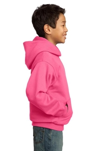 PC90YH - Port & Company - Youth Core Fleece Pullover Hooded Sweatshirt.  PC90YH