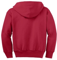 PC90YZH - Port & Company - Youth Core Fleece Full-Zip Hooded Sweatshirt.  PC90YZH