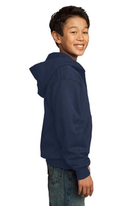 PC90YZH - Port & Company - Youth Core Fleece Full-Zip Hooded Sweatshirt. PC90YZH