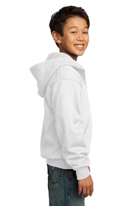 PC90YZH - Port & Company - Youth Core Fleece Full-Zip Hooded Sweatshirt. PC90YZH