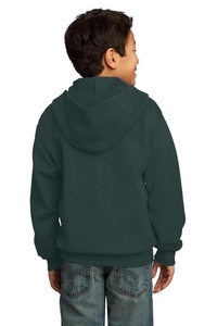 PC90YZH - Port & Company - Youth Core Fleece Full-Zip Hooded Sweatshirt. PC90YZH