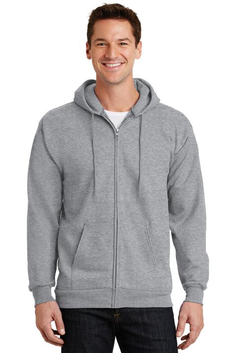 PC90ZH - Port & Company - Essential Fleece Full-Zip Hooded Sweatshirt. PC90ZH