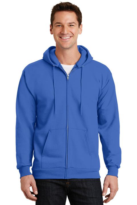 PC90ZH - Port & Company -  Essential Fleece Full-Zip Hooded Sweatshirt.  PC90ZH