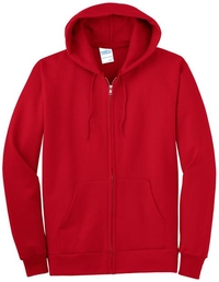 PC90ZHT - Port & Company Tall Essential Fleece Full-Zip Hooded Sweatshirt